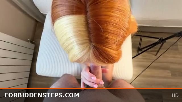 Virgin Stepsister Play: Rubbing Her Wet Pussy with Cock Leading to Mutual Orgasm