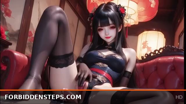 Japanese Stepsister's Dad's Room Creamy Cumshot