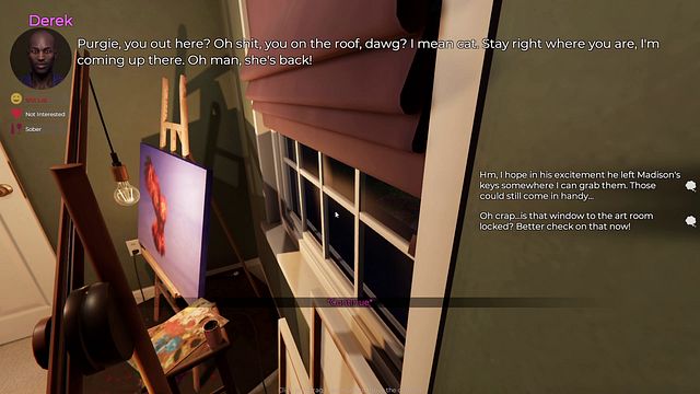 House Party Madness with Madison Route: Pranks, Art, and Male Playthrough Fun