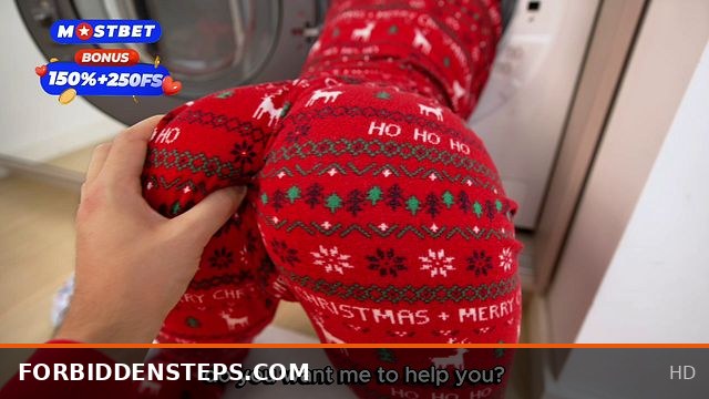 Step Sister Trapped in Washing Machine: The Ultimate Christmas Surprise with Step Siblings